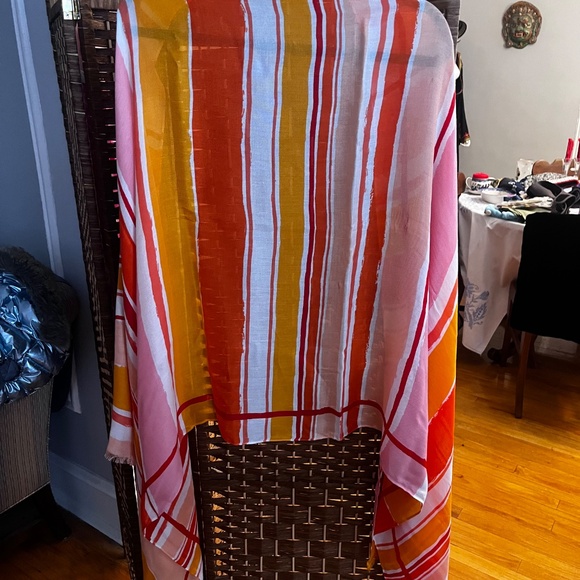 Kate spade New York Ocean Stripe Large Scarf - Picture 11 of 11